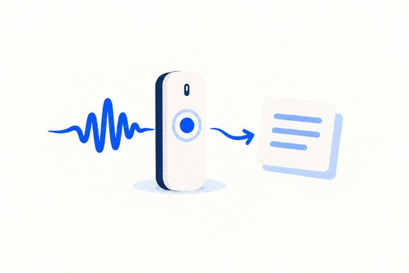 Illustration for What Is an AI Voice Recorder? Core Hardware Principles & Practical Advantages