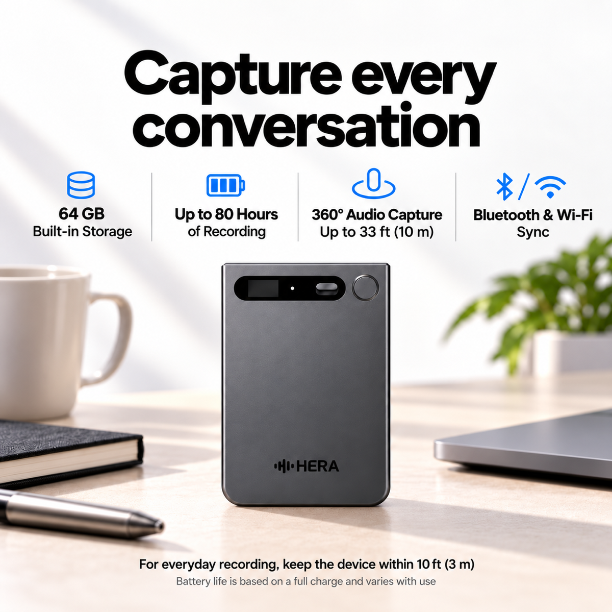 Hera AI Note | AI Voice Recorder & AI Note Taker